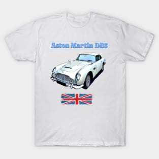 The DB5 Classic with union jack flag T-Shirt